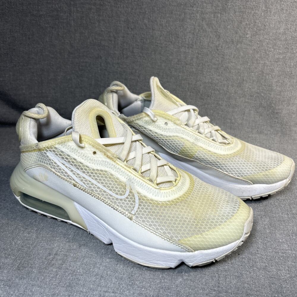 Nike Air Max 2090 GS Triple White Sneakers Youth 6.5Y Women’s 8